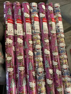 Hello Kitty wrapping paper