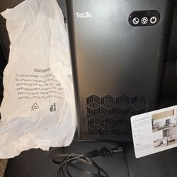ToLife Home Dehumidifier – 1000 Sq. Ft. Coverage, LED Light, Auto Shut-Off – Like New