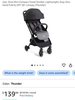 Joie baby stroller