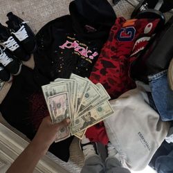 Essentials, Bape, Spider Hoodies For Sale