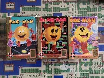 NES Nintendo Tengen Pac-Man Box Lot (No Games) Please Read Description 