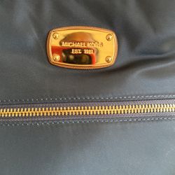 Michael Kors Navy Blue Lady Purse Good Condition 