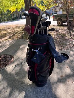 Starter Golf Club Set with Bag, Balls & Tees