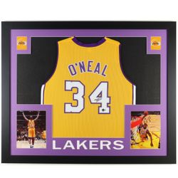 Shaquille O’Neal Framed Signed NBA Jersey 