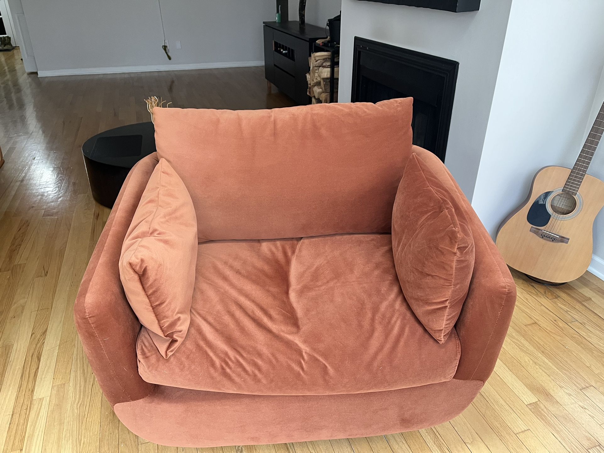 Oversized Swivel Chair