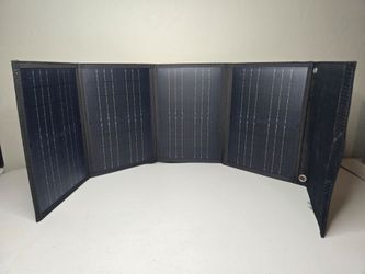 Portable Solar Panel 60W Foldable Solar Panel for Camping with 5V USB and 18V DC Output