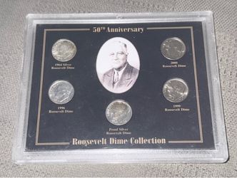 USA PROOF coins - Roosevelt Dime Collection - 50th Anniversary