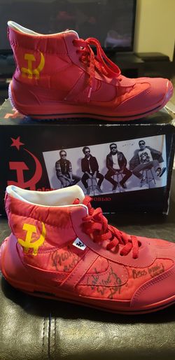 Tenis Panam (Mexico) edicion limitada de la banda molotov, firmados por la banda completa