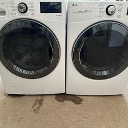 LG Washer And Electric Dryer 