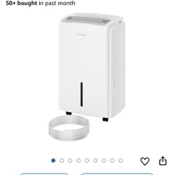 hOmeLabs 4000 Sq. Ft. Dehumidifier with Pump - Ideal for Large Rooms, Home Basements and Whole House - Powerful Moisture Removal and Humidity Control