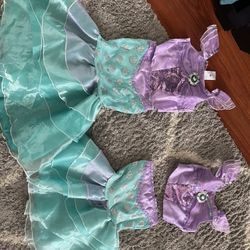 Little Mermaid Dresses Costumes