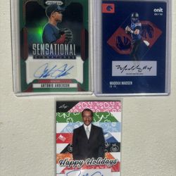 AUTOGRAPHS & NUMBERED RARE TRADING CARDS