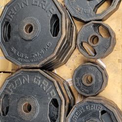 Iron Grip 45 lb Olympic Pairs
