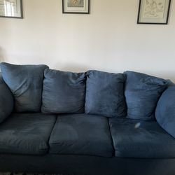 Sofa and Loveseat Blue