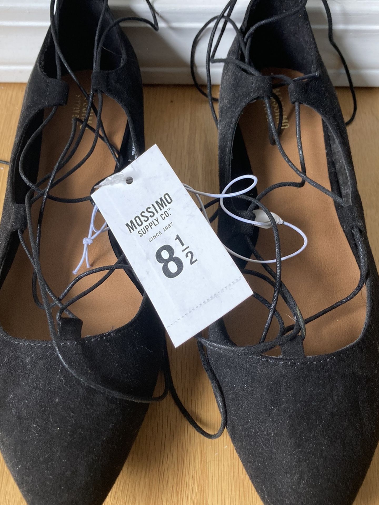 Brand new black flats. Women’s size 8.5