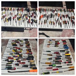 Tools Screw Drivers  (211) Pcs Mixed Style & Sizes 