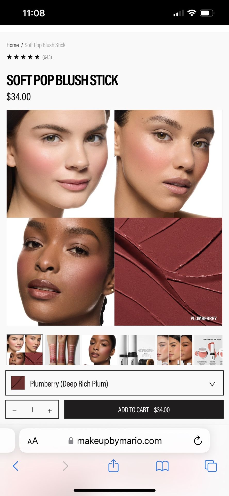 Makeup By Mario Blush With Brush