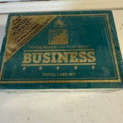 Trivia Pursuit Business Card Set Sealed 