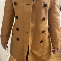 Authentic! Burberry Leather Coat