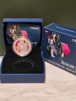Dr Who 0.5 oz Silver Coin with box/coa