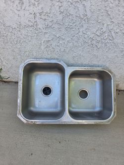 Stainless Steel Double Sink Good Condition!