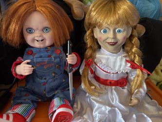Annabelle and Chucky animated doll