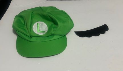 Adult Luigi Hat and Mustache