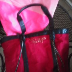 2 Victoria Secret Bags. 1 Purse One Backpack