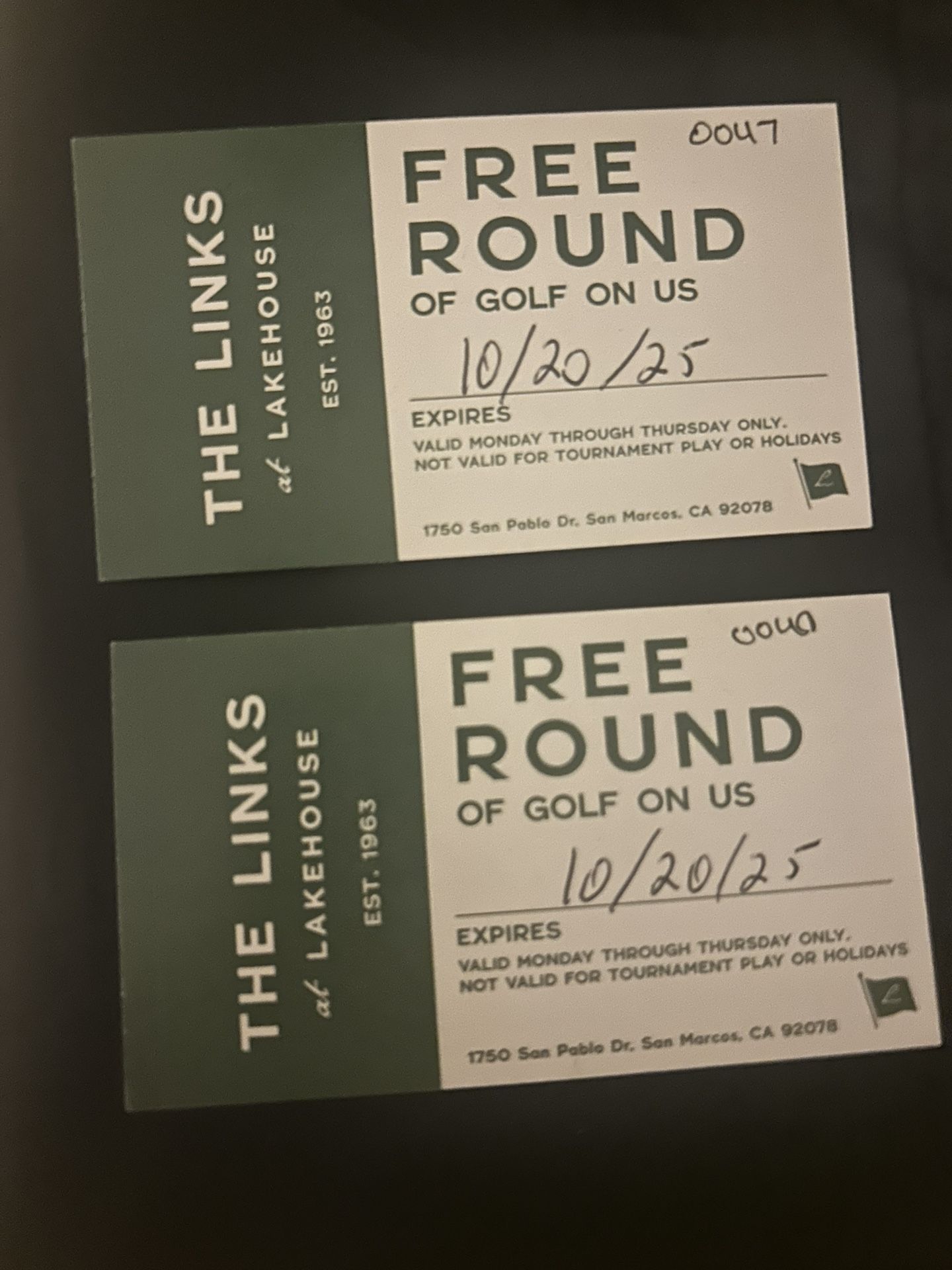 Golf Green Fees For 2