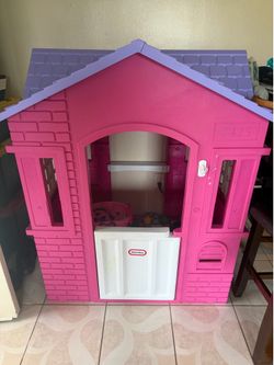 little tikes pink playhouse