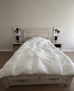 Queen bedroom set only no mattress