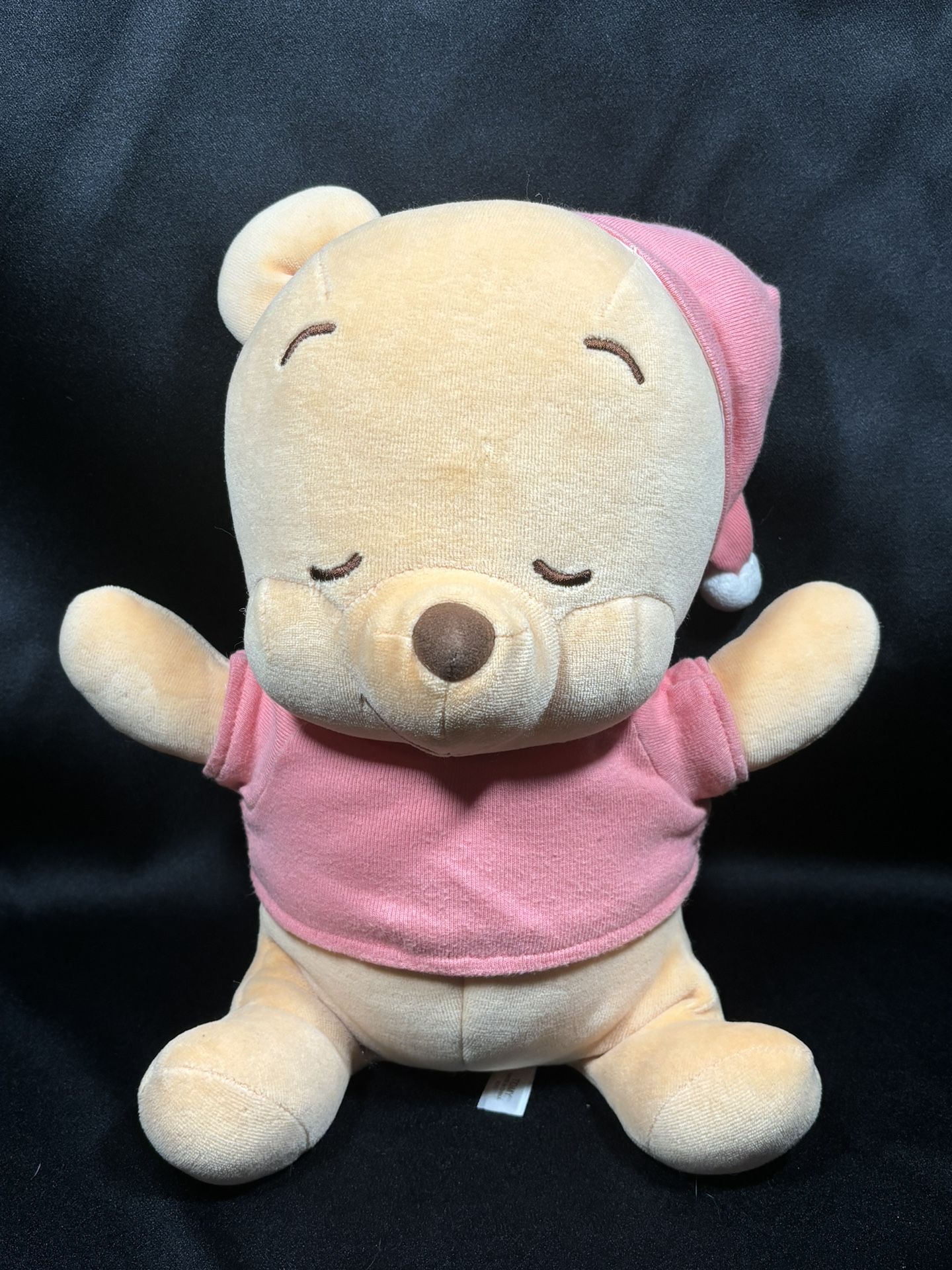Tomy Disney Winnie the Pooh Plush Womb Bear Infant Baby Soothing Heartbeat