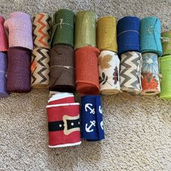 Brand New Rolls Of Burlap