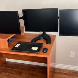 Monitors With Stand- 3 Monitor Computer Stand Acer