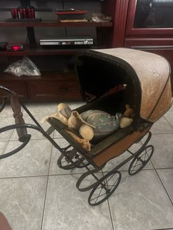 Vintage doll stroller