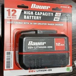 BAUER 20V 12 AH HIGH CAPACITY BATTERY 