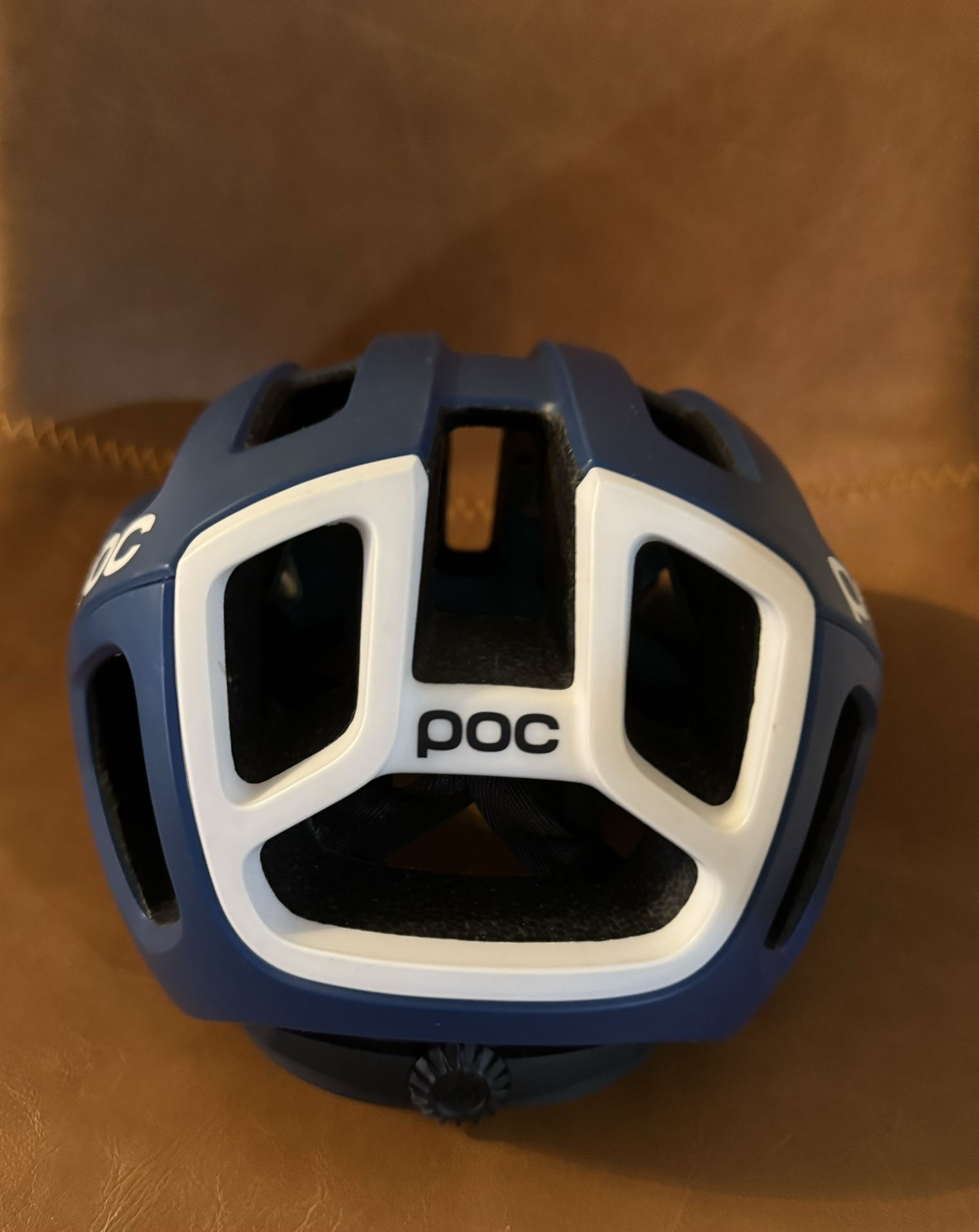 POC Ventral Air Spin Road-Gravel Cycling Helmet in Lead Blue Matte Sz M $250