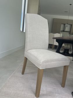 Restoration Hardware Hudson Camelback upholstered side chairs