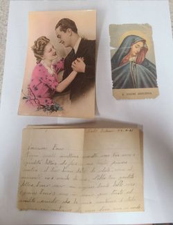 Vintage Post Card and Letter