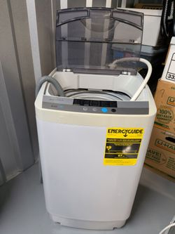 Portable Washing Machine - 1.28 cu ft, spin washing, 8 water levels
