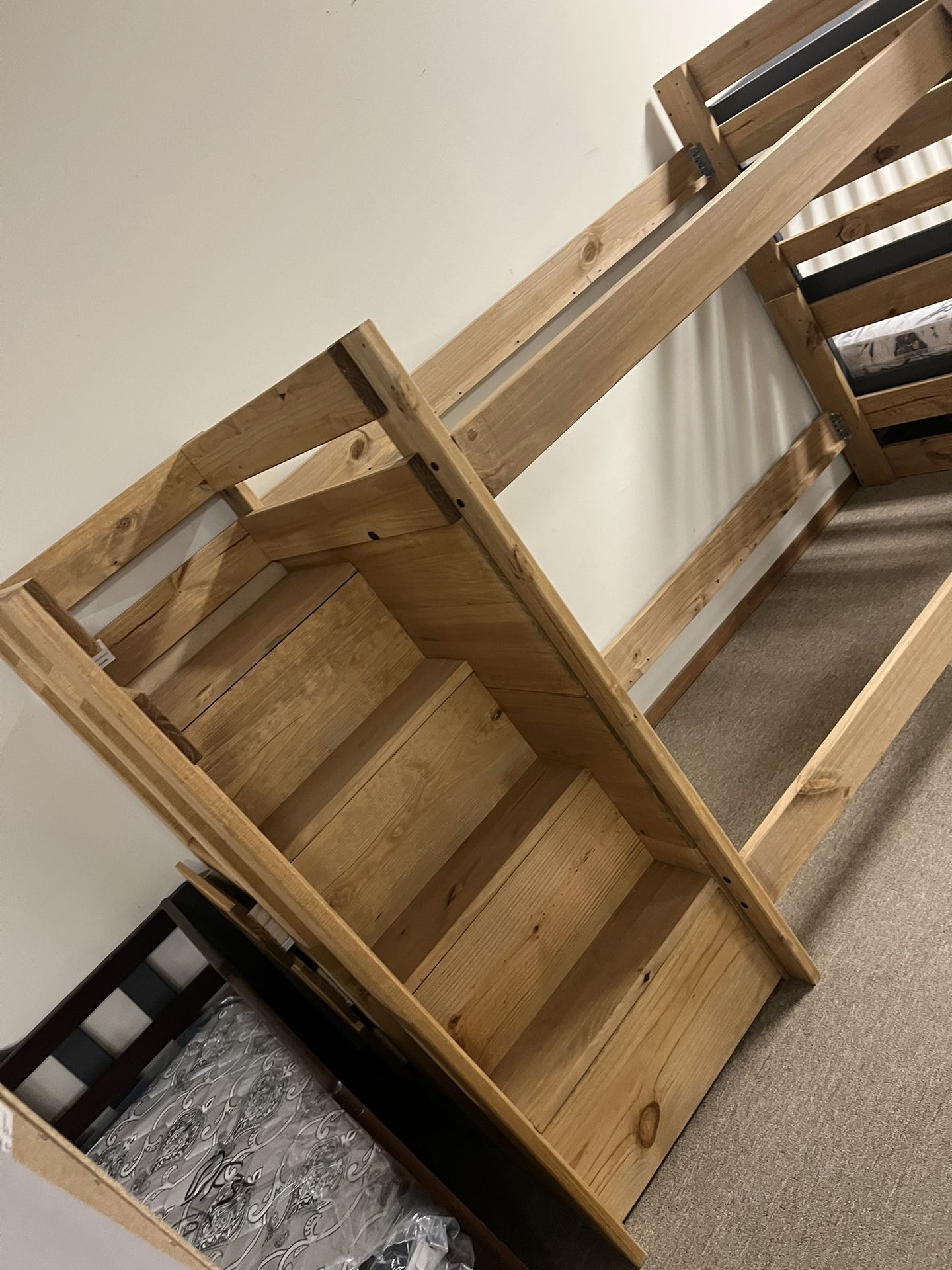 Staircase Real Wood Bunkbed
