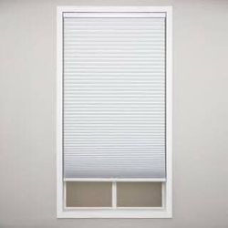 New -White Cordless Blackout Polyester Cellular Shades - 30 in. W x 64 in. L