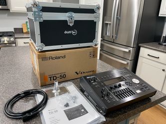 Roland TD-50X Electronic Drum Module w/ Free Case