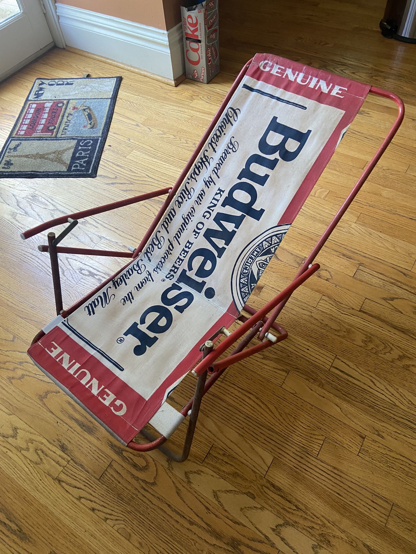 Vintage Budweiser Lawn Chair
