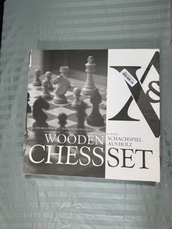 Wooden chess set
