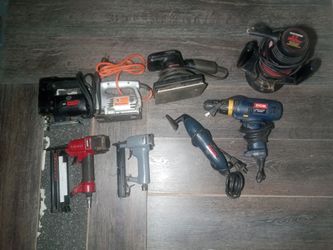 Mixed Power Tool Lot – Ryobi, Craftsman, Black & Decker