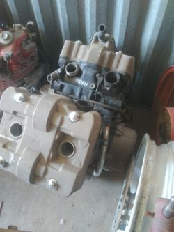 Honda 750 vtwin engine.