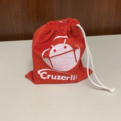 Android logo Red Drawstring Dust Bag 