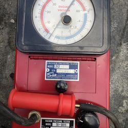 Vacuum Pressure Tester Model Sun Electric Corpoartion Model 212-1