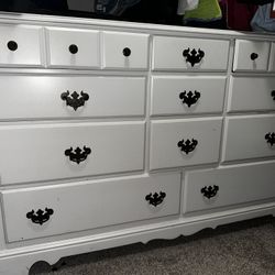 Antique Wood Dresser 